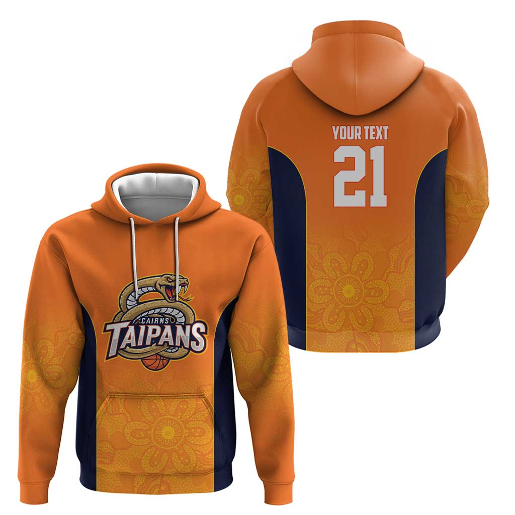 Basketball Custom Cairns Hoodie Simple Australian Dot Art - Aussie Hoodie