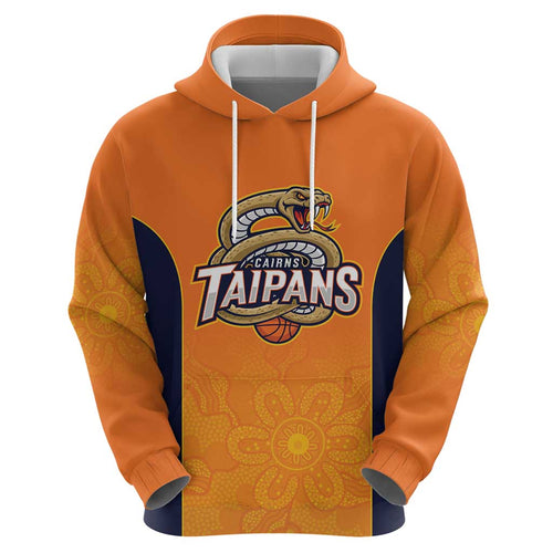 Basketball Custom Cairns Hoodie Simple Australian Dot Art - Aussie Hoodie