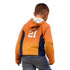 Basketball Custom Cairns Kid Hoodie Simple Australian Dot Art - Aussie Hoodie
