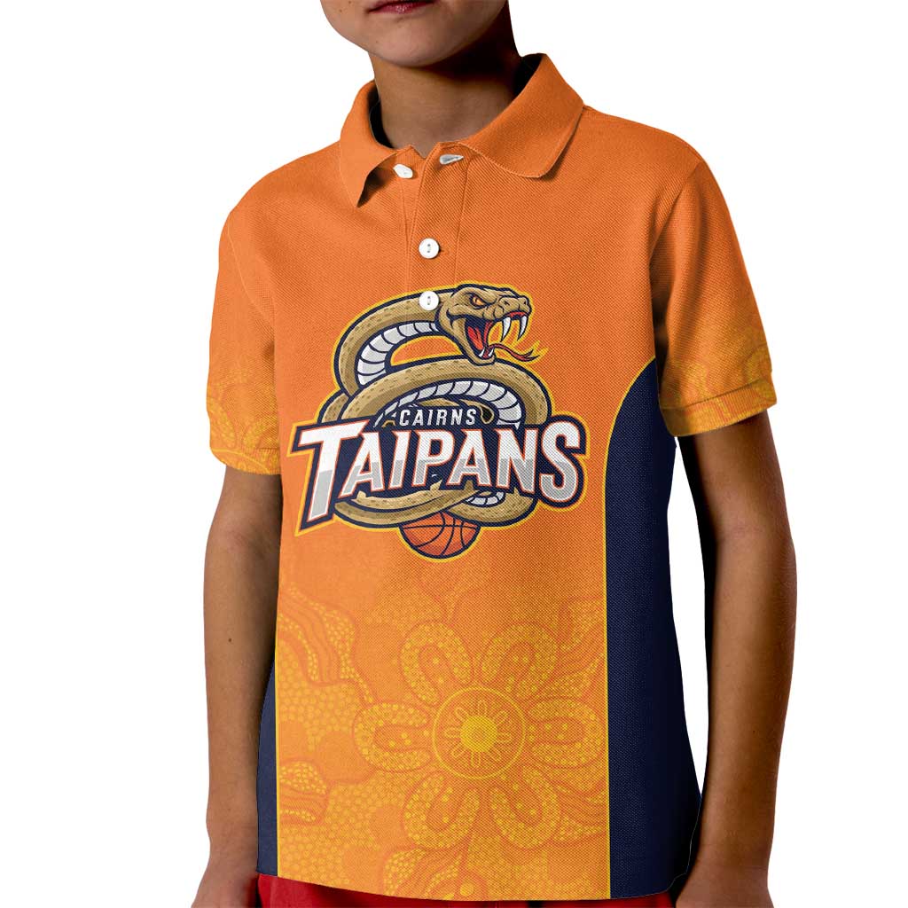Basketball Custom Cairns Kid Polo Shirt Simple Australian Dot Art - Aussie Hoodie