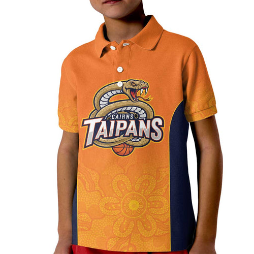Basketball Custom Cairns Kid Polo Shirt Simple Australian Dot Art - Aussie Hoodie