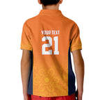 Basketball Custom Cairns Kid Polo Shirt Simple Australian Dot Art - Aussie Hoodie