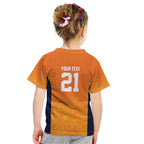Basketball Custom Cairns Kid T Shirt Simple Australian Dot Art - Aussie Hoodie