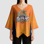 Basketball Custom Cairns Kimono Sleeve Blouse Simple Australian Dot Art - Aussie Hoodie