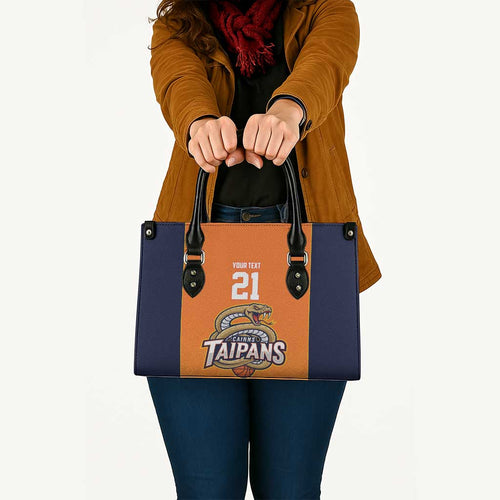 Basketball Custom Cairns Leather Bag Simple Australian Dot Art - Aussie Hoodie