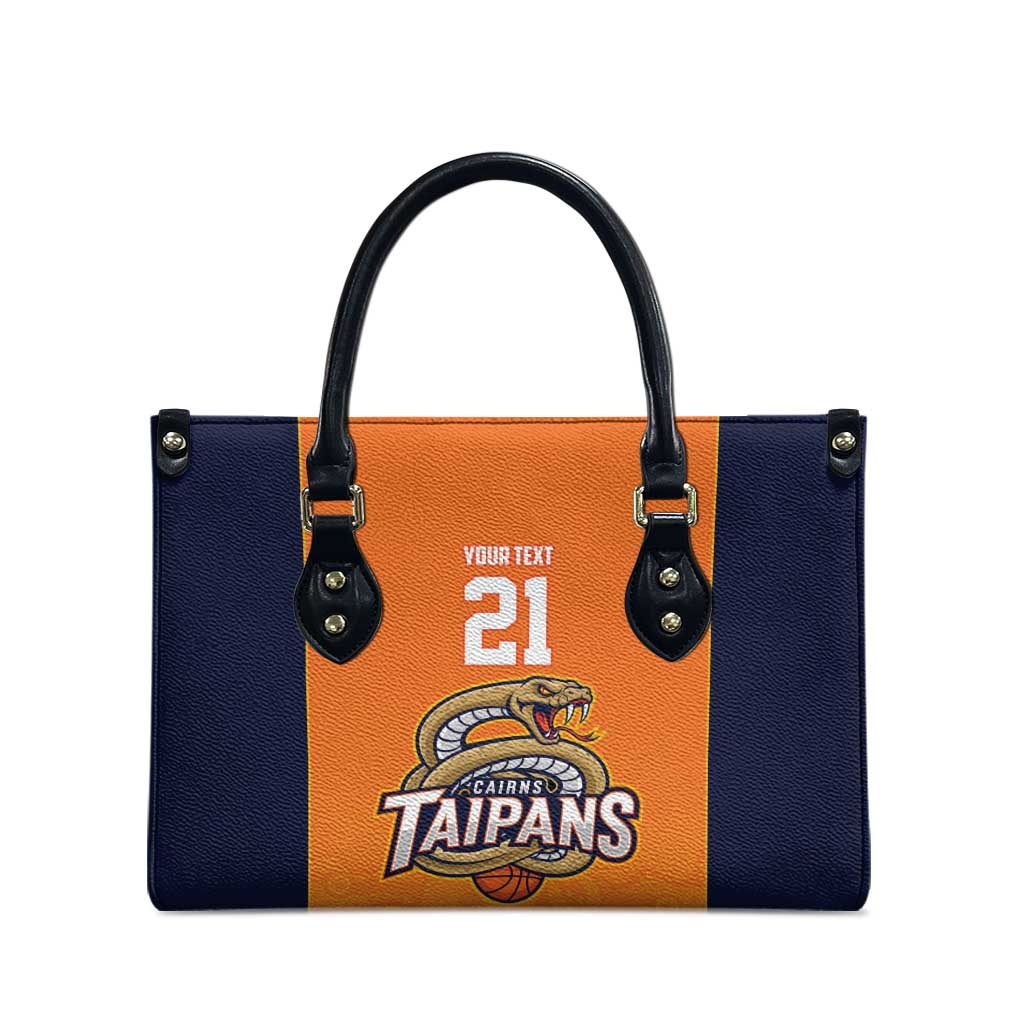 Basketball Custom Cairns Leather Bag Simple Australian Dot Art - Aussie Hoodie