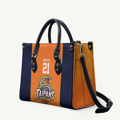 Basketball Custom Cairns Leather Bag Simple Australian Dot Art - Aussie Hoodie