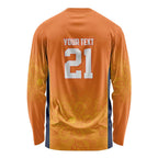 Basketball Custom Cairns Long Sleeve Shirt Simple Australian Dot Art - Aussie Hoodie