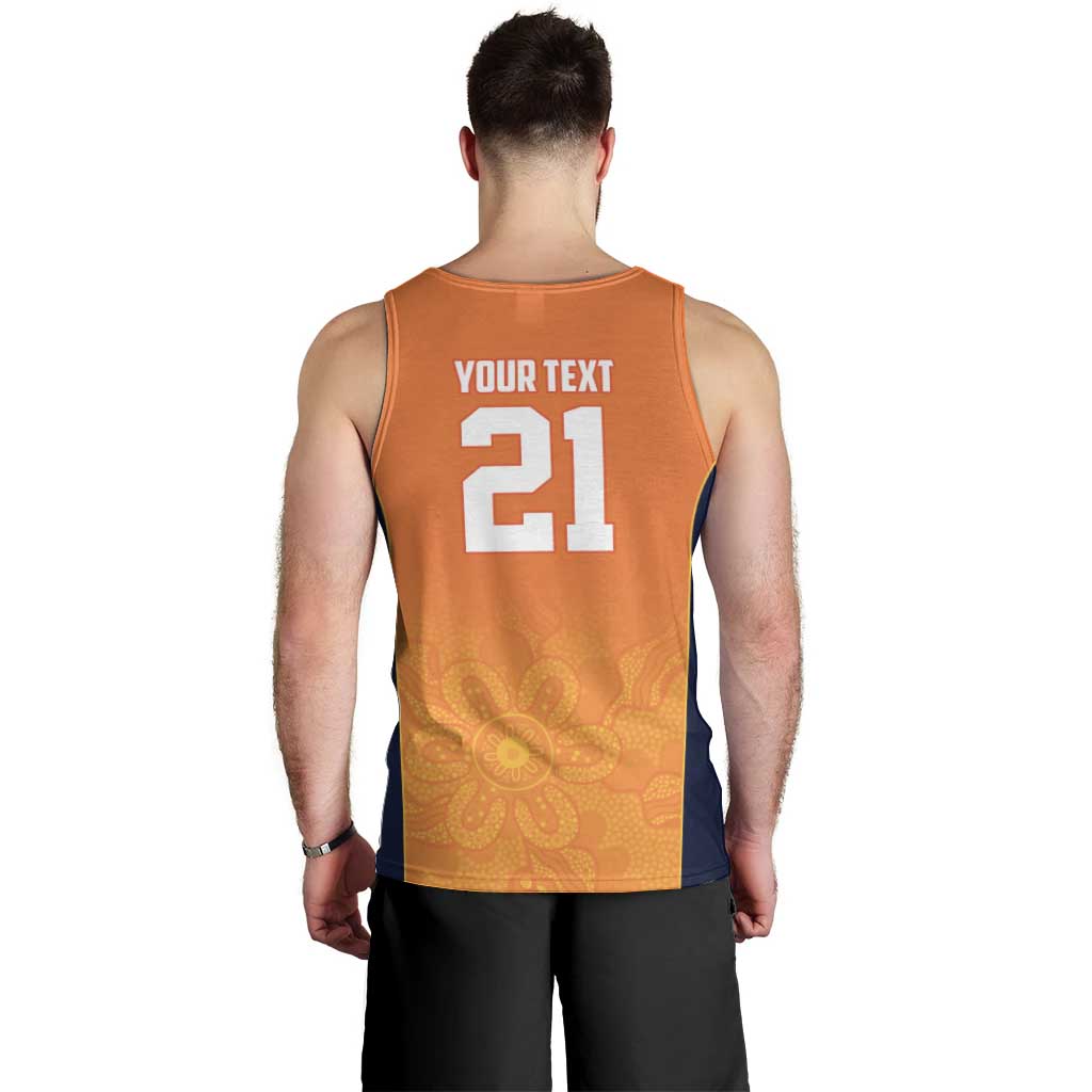 Basketball Custom Cairns Men Tank Top Simple Australian Dot Art - Aussie Hoodie