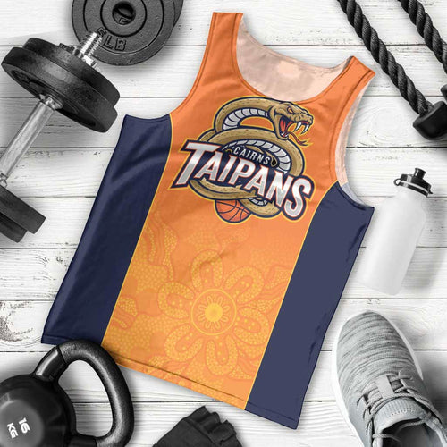 Basketball Custom Cairns Men Tank Top Simple Australian Dot Art - Aussie Hoodie