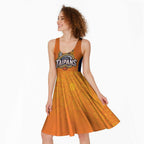 Basketball Custom Cairns Midi Dress Simple Australian Dot Art - Aussie Hoodie