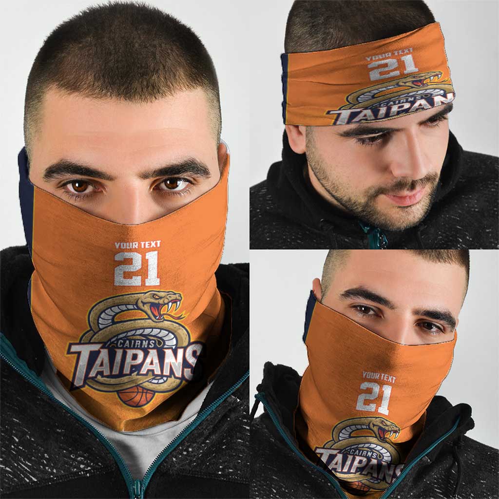 Basketball Custom Cairns Neck Gaiter Simple Australian Dot Art LT9
