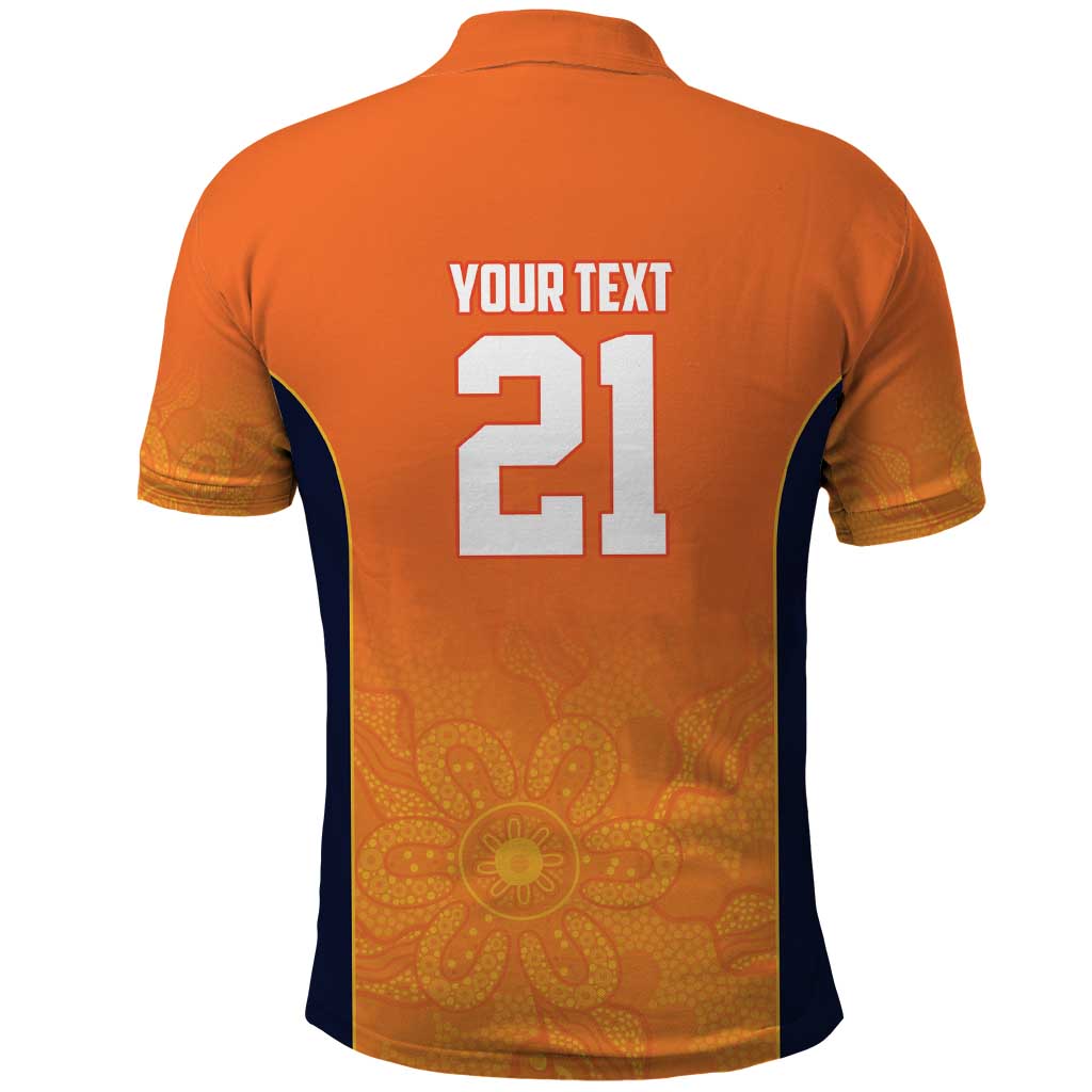 Basketball Custom Cairns Polo Shirt Simple Australian Dot Art - Aussie Hoodie