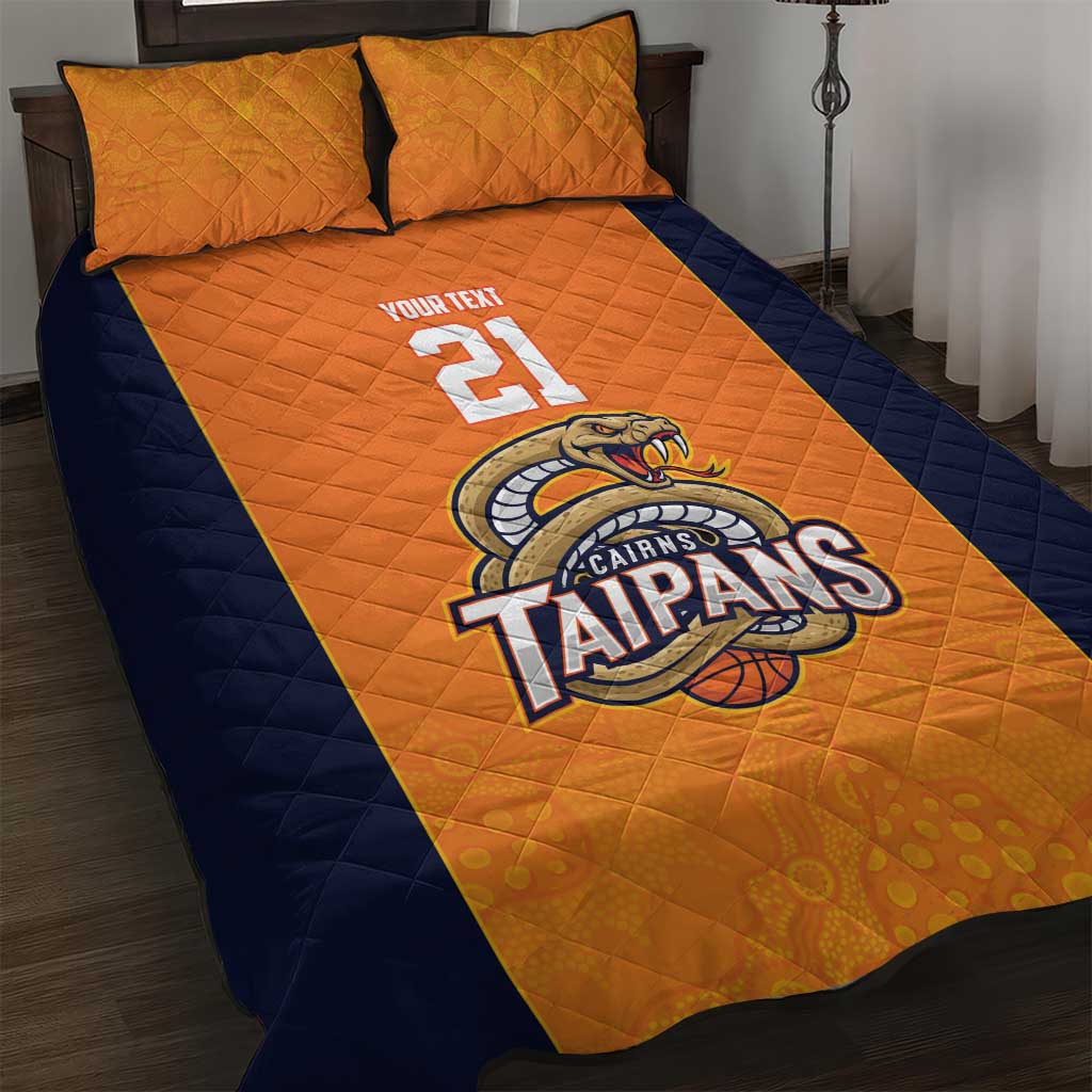 Basketball Custom Cairns Quilt Bed Set Simple Australian Dot Art - Aussie Hoodie