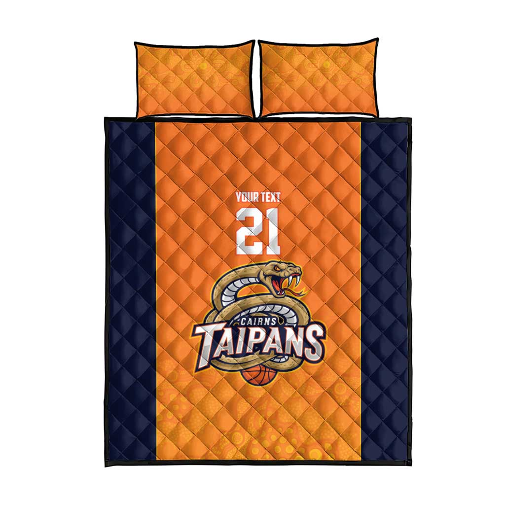 Basketball Custom Cairns Quilt Bed Set Simple Australian Dot Art - Aussie Hoodie