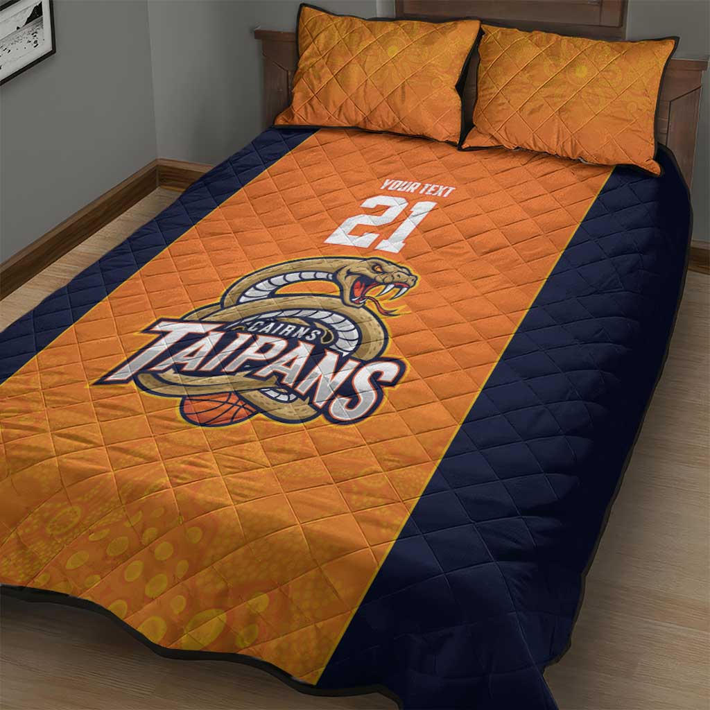 Basketball Custom Cairns Quilt Bed Set Simple Australian Dot Art - Aussie Hoodie