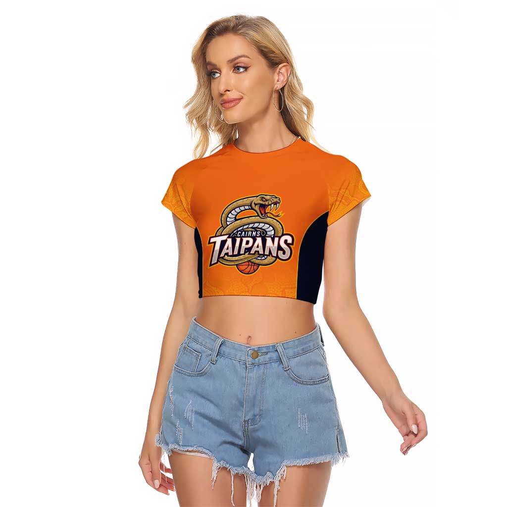 Basketball Custom Cairns Raglan Cropped T Shirt Simple Australian Dot Art - Aussie Hoodie