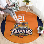Basketball Custom Cairns Round Carpet Simple Australian Dot Art - Aussie Hoodie