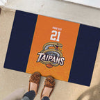 Basketball Custom Cairns Rubber Doormat Simple Australian Dot Art - Aussie Hoodie