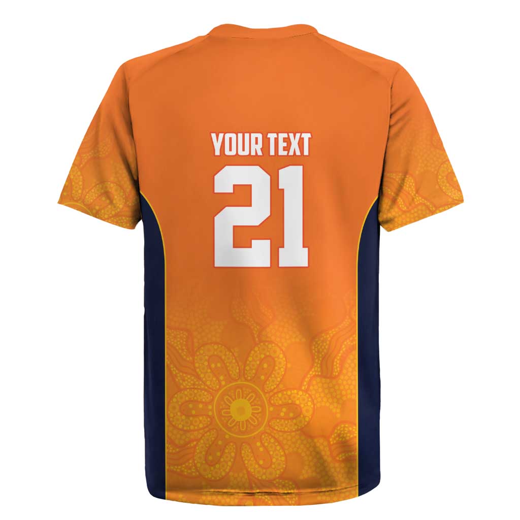 Basketball Custom Cairns Rugby Jersey Simple Australian Dot Art - Aussie Hoodie