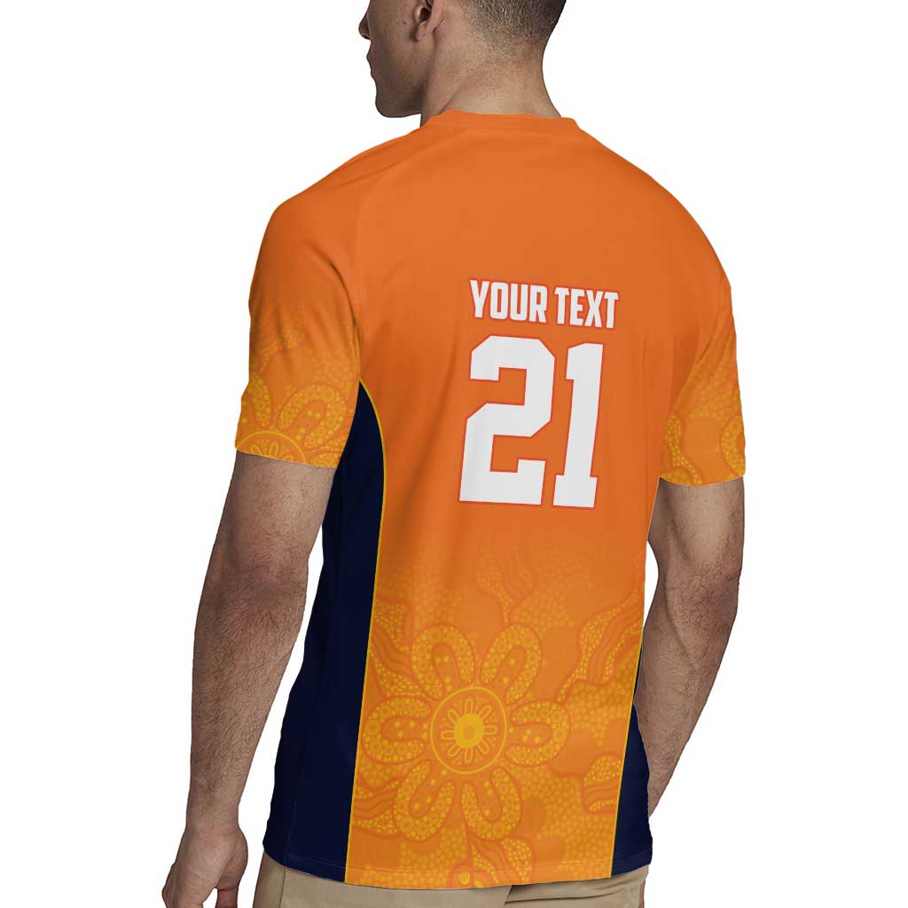 Basketball Custom Cairns Rugby Jersey Simple Australian Dot Art - Aussie Hoodie