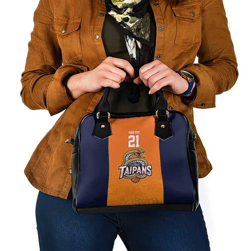 Basketball Custom Cairns Shoulder Handbag Simple Australian Dot Art - Aussie Hoodie