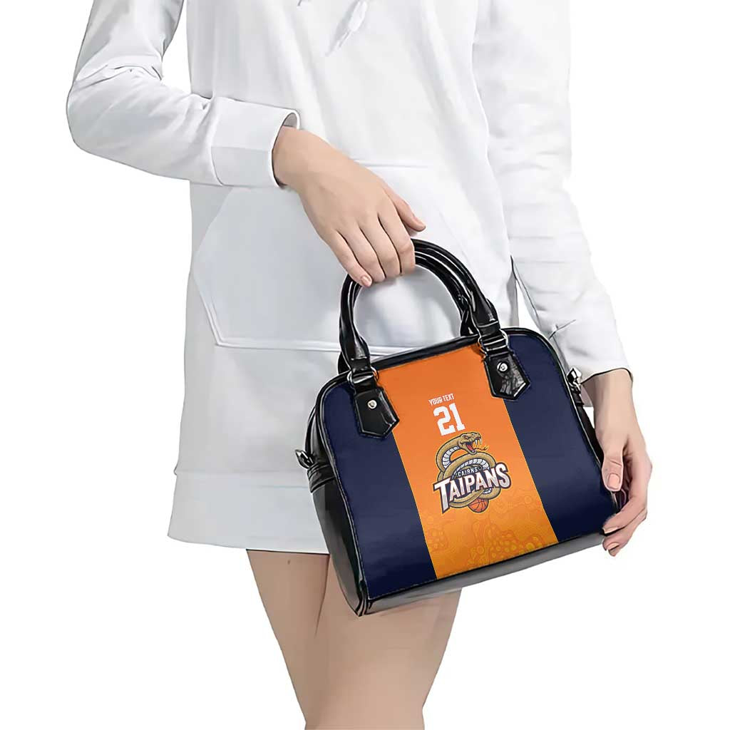 Basketball Custom Cairns Shoulder Handbag Simple Australian Dot Art - Aussie Hoodie