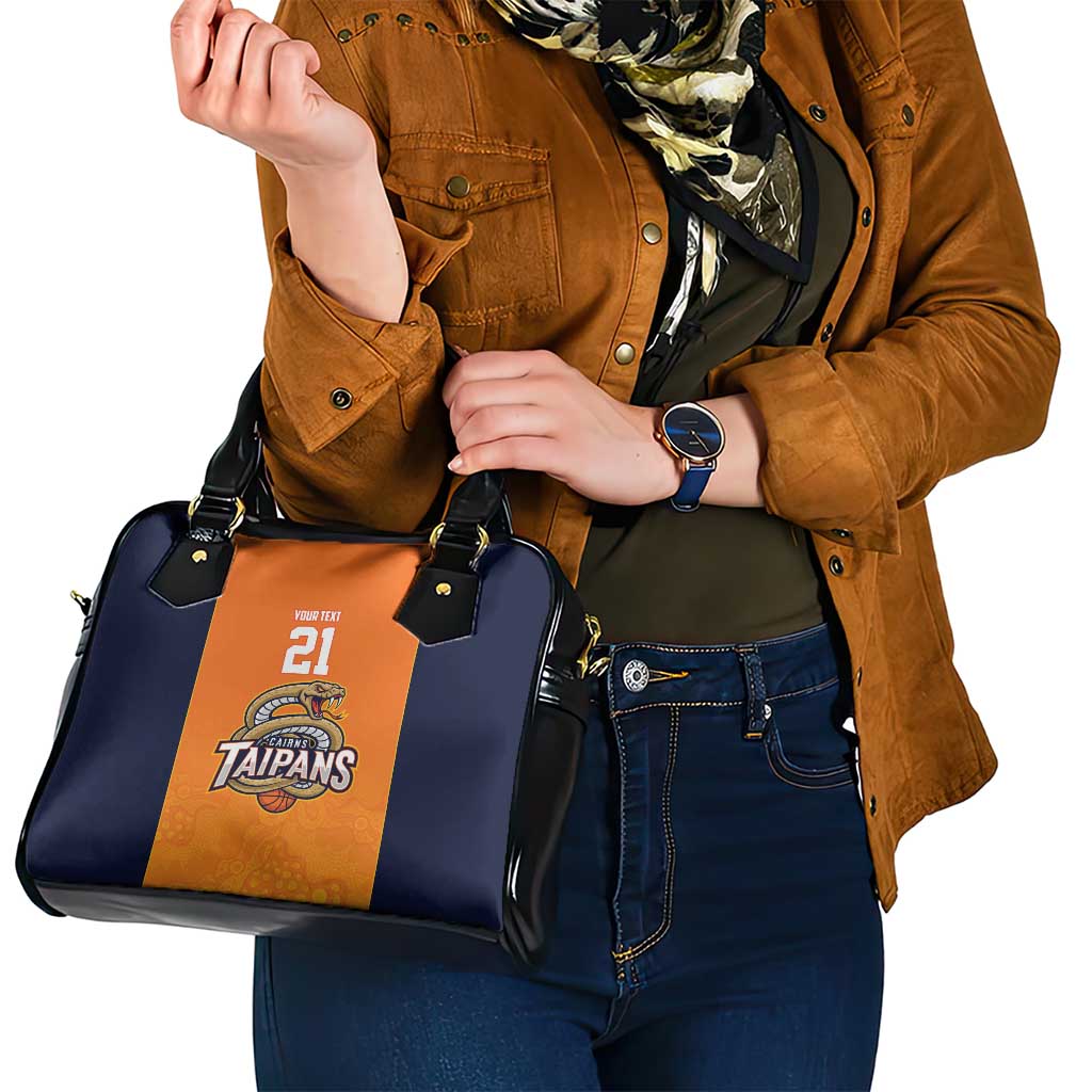Basketball Custom Cairns Shoulder Handbag Simple Australian Dot Art - Aussie Hoodie