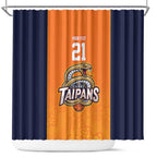 Basketball Custom Cairns Shower Curtain Simple Australian Dot Art - Aussie Hoodie