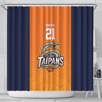 Basketball Custom Cairns Shower Curtain Simple Australian Dot Art - Aussie Hoodie