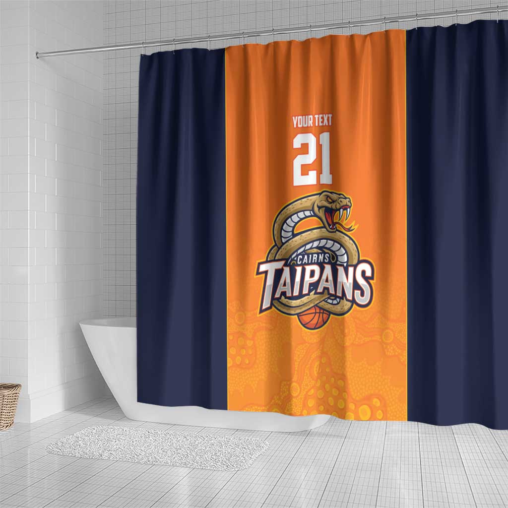 Basketball Custom Cairns Shower Curtain Simple Australian Dot Art - Aussie Hoodie
