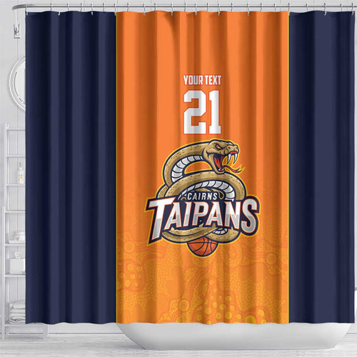 Basketball Custom Cairns Shower Curtain Simple Australian Dot Art - Aussie Hoodie