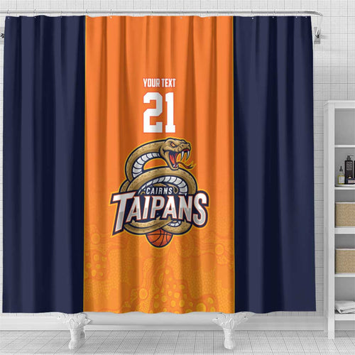 Basketball Custom Cairns Shower Curtain Simple Australian Dot Art - Aussie Hoodie