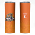 Basketball Custom Cairns Skinny Tumbler Simple Australian Dot Art - Aussie Hoodie