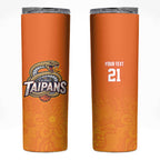 Basketball Custom Cairns Skinny Tumbler Simple Australian Dot Art - Aussie Hoodie