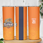 Basketball Custom Cairns Skinny Tumbler Simple Australian Dot Art - Aussie Hoodie