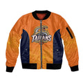 Basketball Custom Cairns Sleeve Zip Bomber Jacket Simple Australian Dot Art - Aussie Hoodie