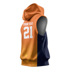 Basketball Custom Cairns Sleeveless Hoodie Simple Australian Dot Art - Aussie Hoodie