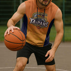 Basketball Custom Cairns Sleeveless Hoodie Simple Australian Dot Art - Aussie Hoodie