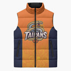Basketball Custom Cairns Sleeveless Puffer Jacket Simple Australian Dot Art - Aussie Hoodie