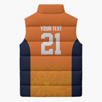 Basketball Custom Cairns Sleeveless Puffer Jacket Simple Australian Dot Art - Aussie Hoodie