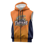 Basketball Custom Cairns Sleeveless Zip Hoodie Simple Australian Dot Art LT9