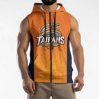 Basketball Custom Cairns Sleeveless Zip Hoodie Simple Australian Dot Art LT9