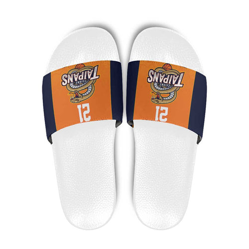 Basketball Custom Cairns Slide Sandals Simple Australian Dot Art - Aussie Hoodie