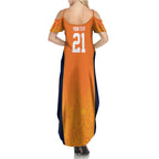 Basketball Custom Cairns Summer Maxi Dress Simple Australian Dot Art - Aussie Hoodie