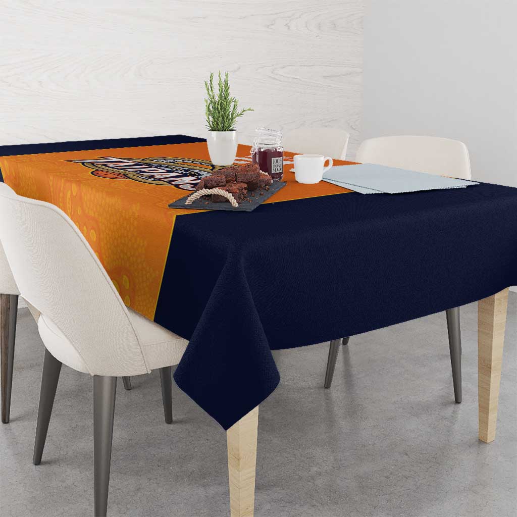 Basketball Custom Cairns Tablecloth Simple Australian Dot Art - Aussie Hoodie
