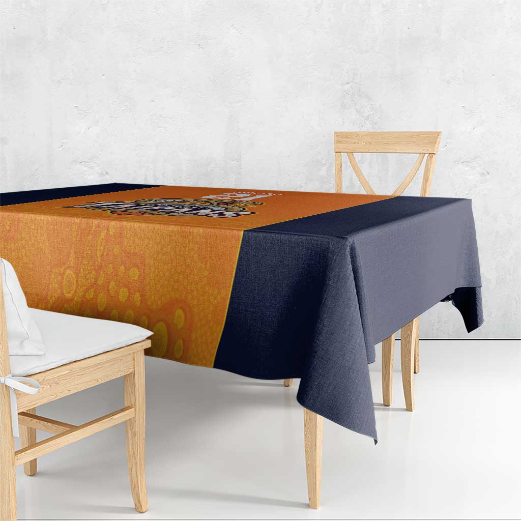 Basketball Custom Cairns Tablecloth Simple Australian Dot Art - Aussie Hoodie
