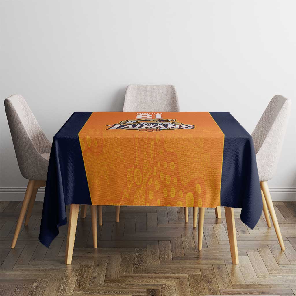 Basketball Custom Cairns Tablecloth Simple Australian Dot Art - Aussie Hoodie