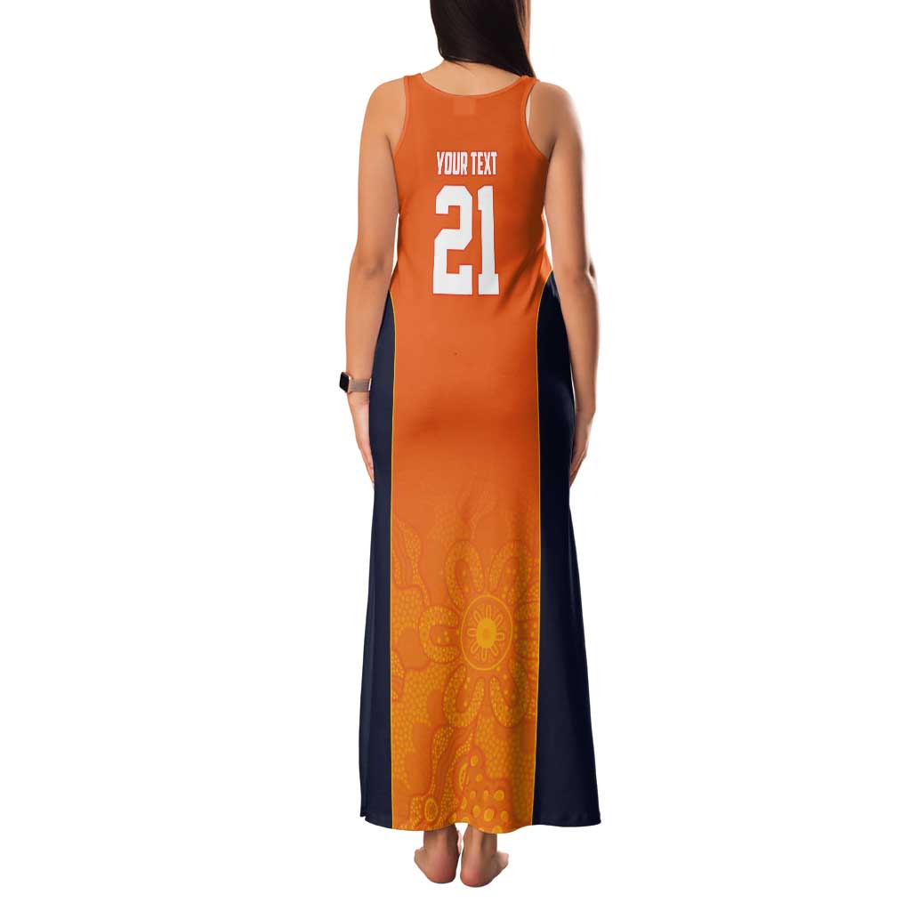 Basketball Custom Cairns Tank Maxi Dress Simple Australian Dot Art - Aussie Hoodie