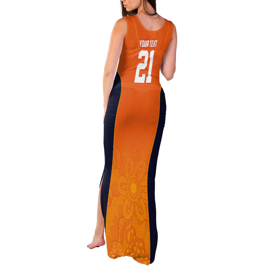 Basketball Custom Cairns Tank Maxi Dress Simple Australian Dot Art - Aussie Hoodie